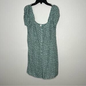 New BP Blue Floral Romper size S